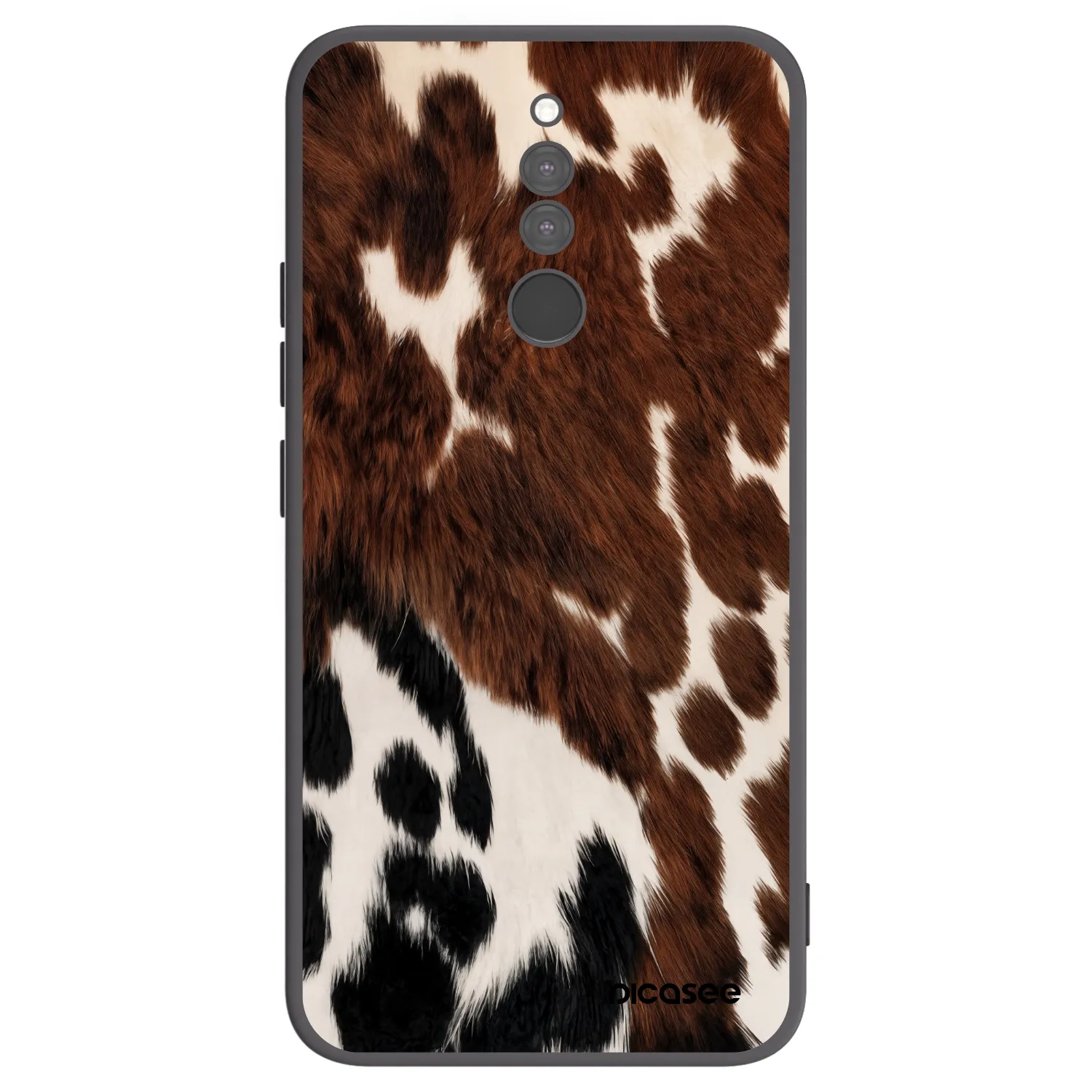 Picasee silikonowe czarne etui na Xiaomi Redmi 8 - Rust