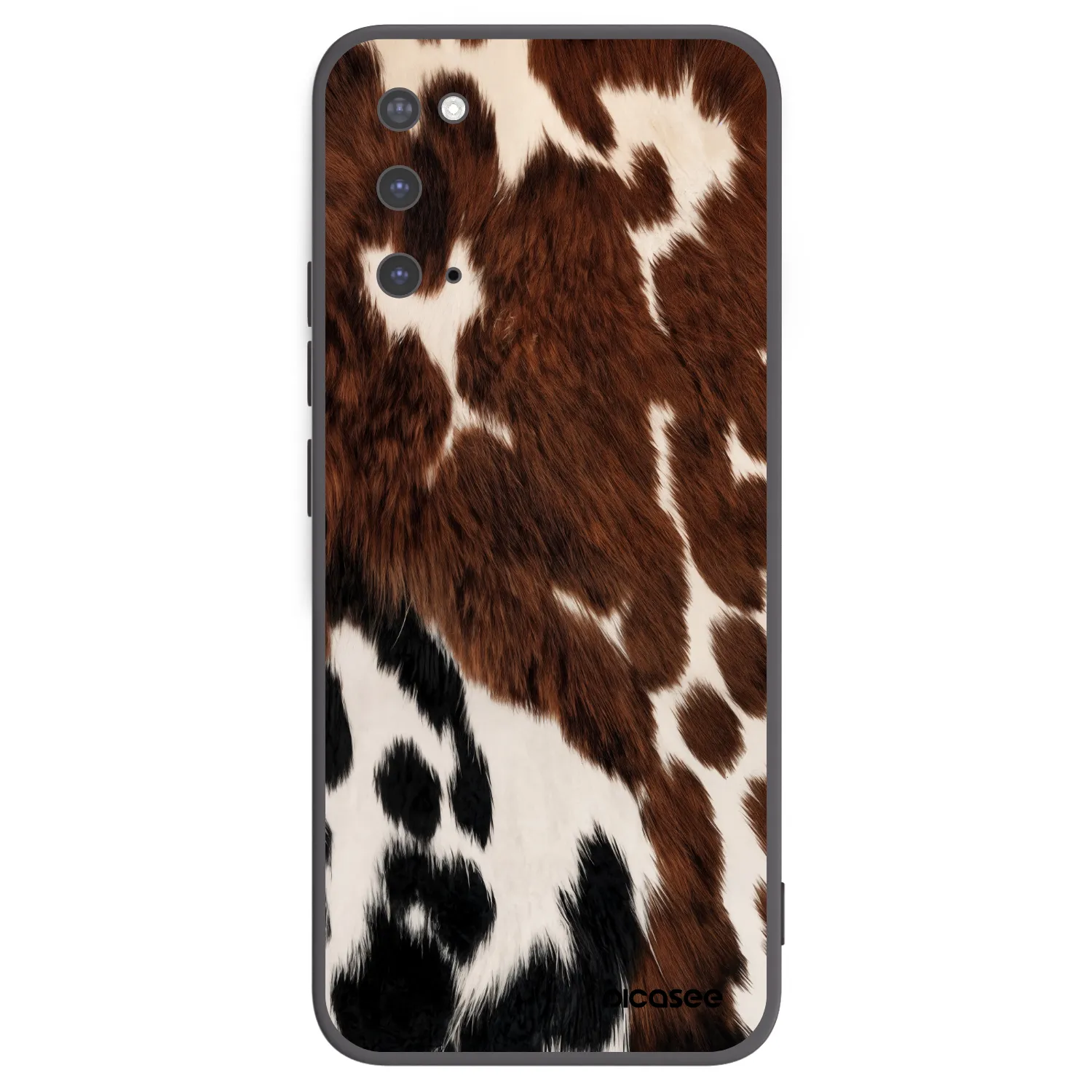 Picasee silikonowe czarne etui na Samsung Galaxy S20 G980F - Rust