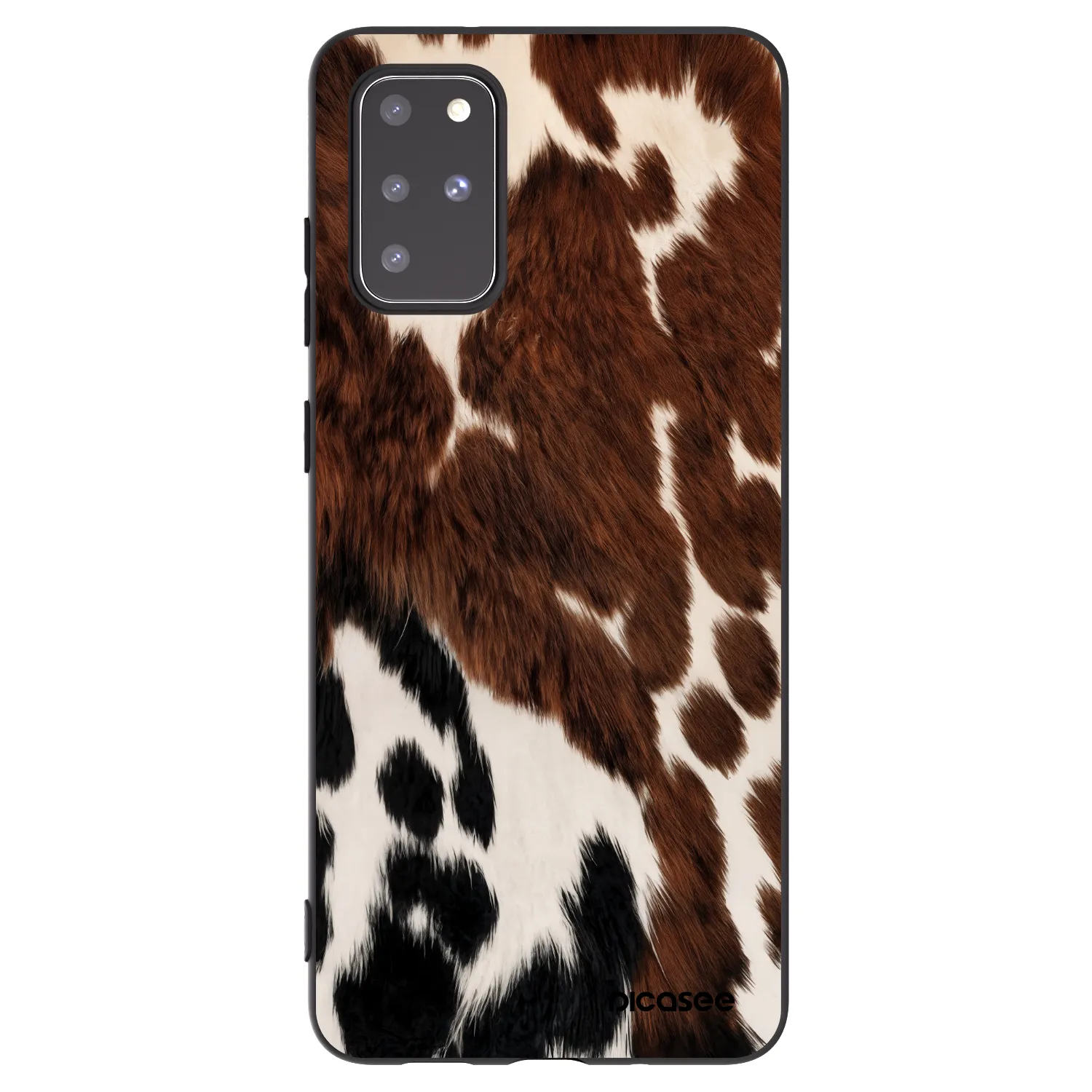 Picasee silikonowe czarne etui na Samsung Galaxy S20+ G985F - Rust