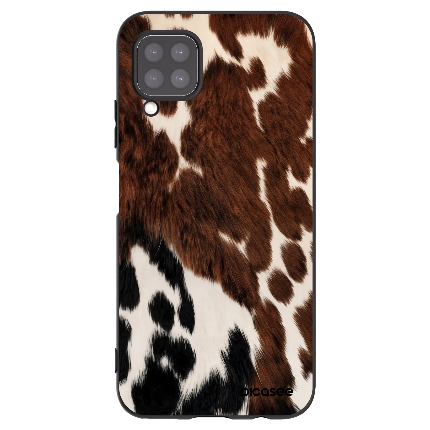 Picasee silikonowe czarne etui na Huawei P40 Lite - Rust