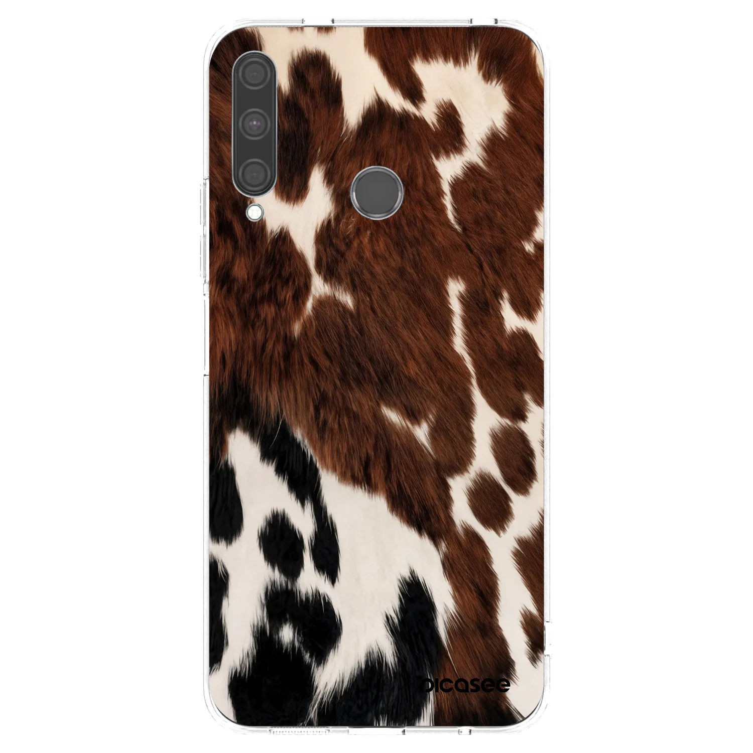 Picasee silikonowe przeźroczyste etui na Huawei P40 Lite E - Rust