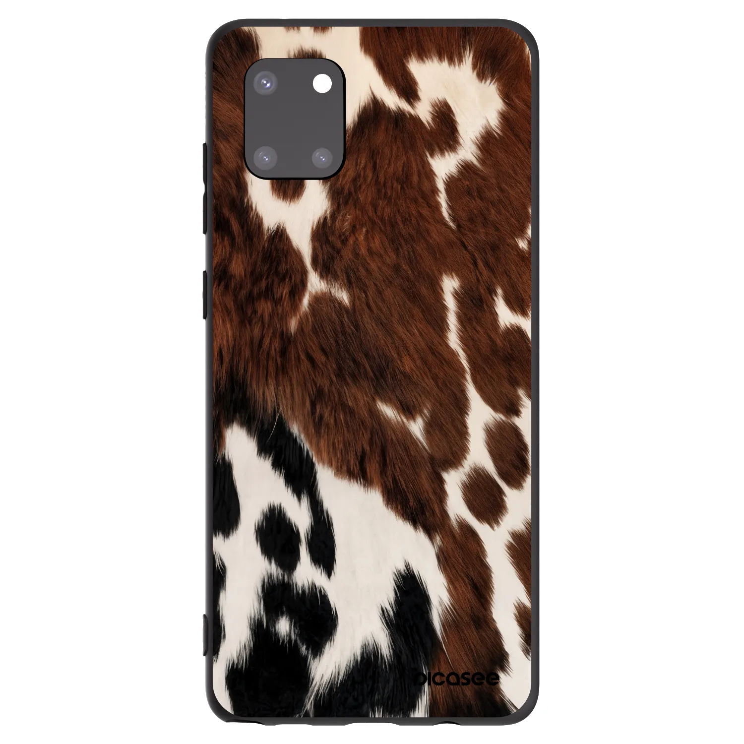 Picasee silikonowe czarne etui na Samsung Galaxy Note 10 Lite N770F - Rust