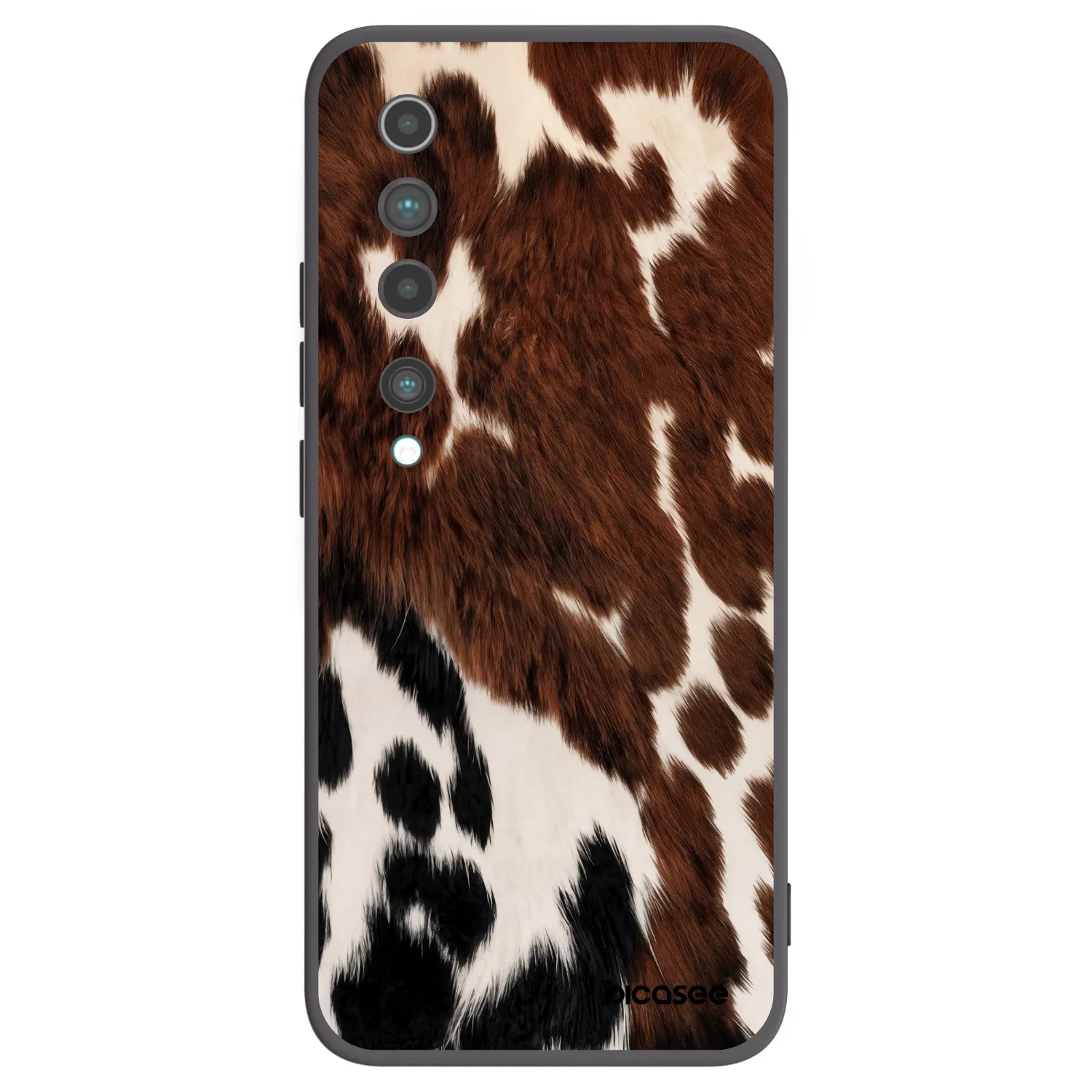 Picasee silikonowe czarne etui na Xiaomi Mi 10 - Rust