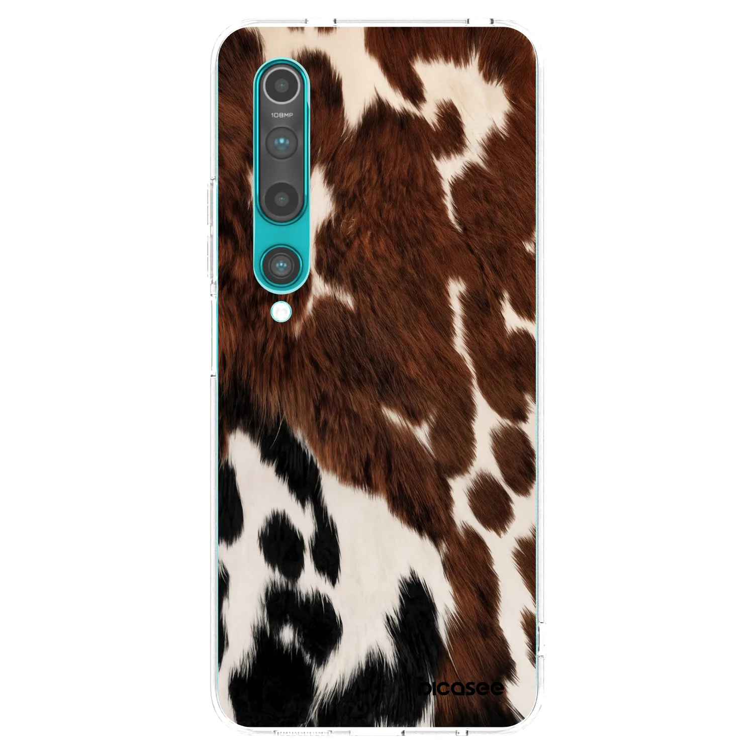 Picasee silikonowe przeźroczyste etui na Xiaomi Mi 10 - Rust