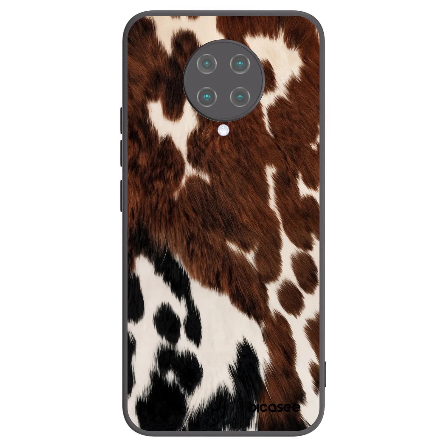Picasee silikonowe czarne etui na Xiaomi Poco F2 Pro - Rust