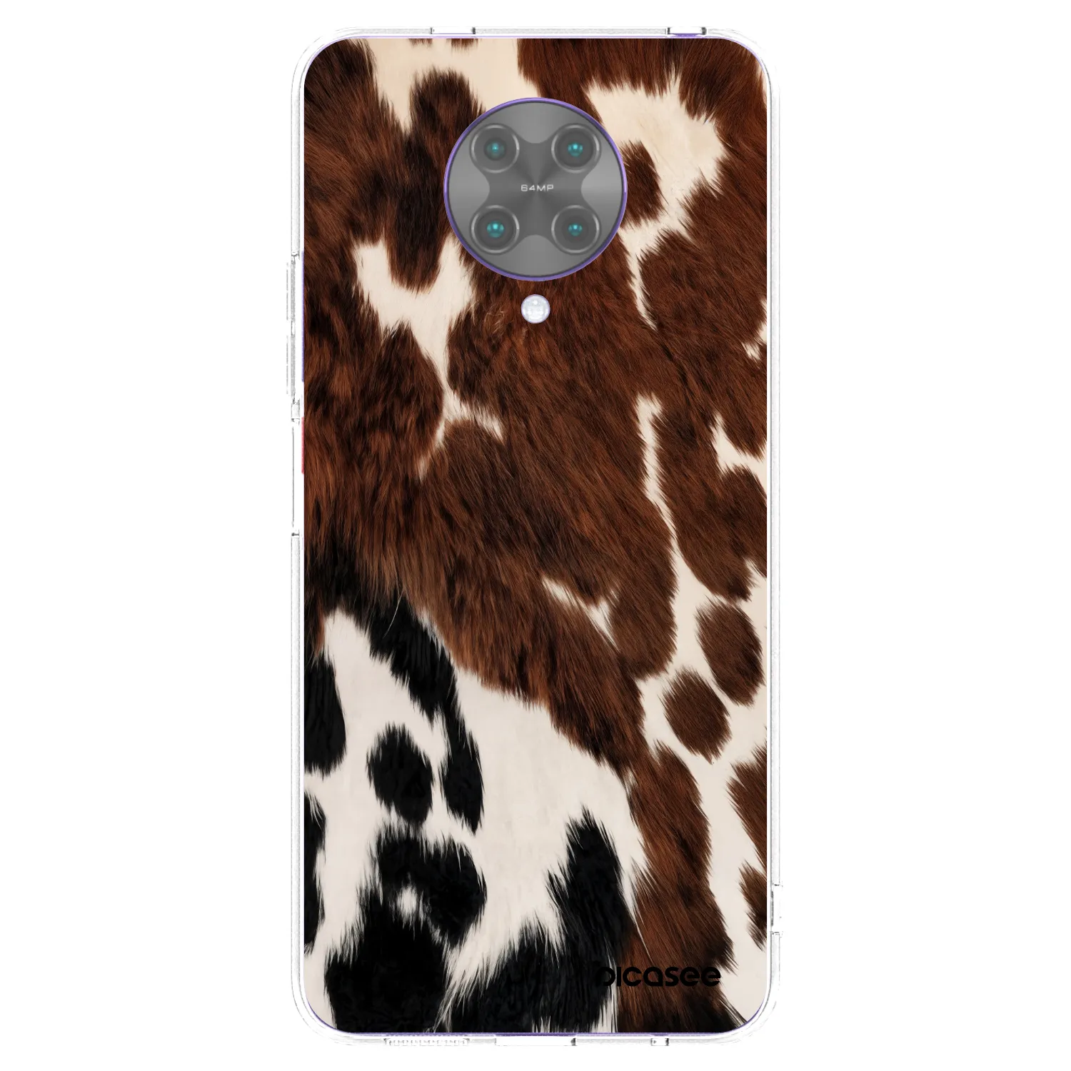 Picasee silikonowe przeźroczyste etui na Xiaomi Poco F2 Pro - Rust