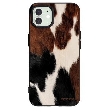 Picasee silikonowe czarne etui na Apple iPhone 12 - Rodeo