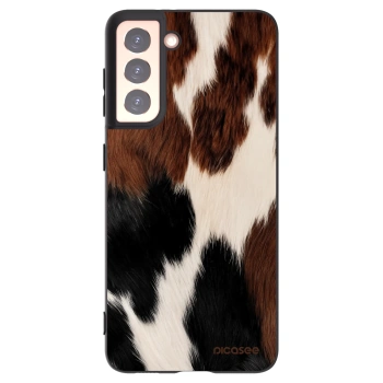 Picasee silikonowe czarne etui na Samsung Galaxy S21 5G G991B - Rodeo