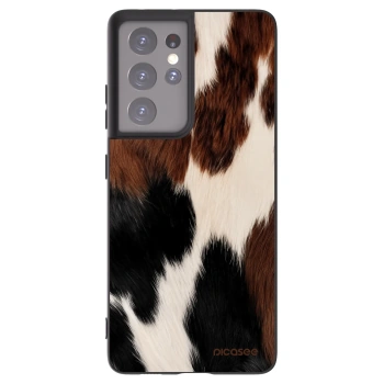 Picasee silikonowe czarne etui na Samsung Galaxy S21 Ultra 5G G998B - Rodeo