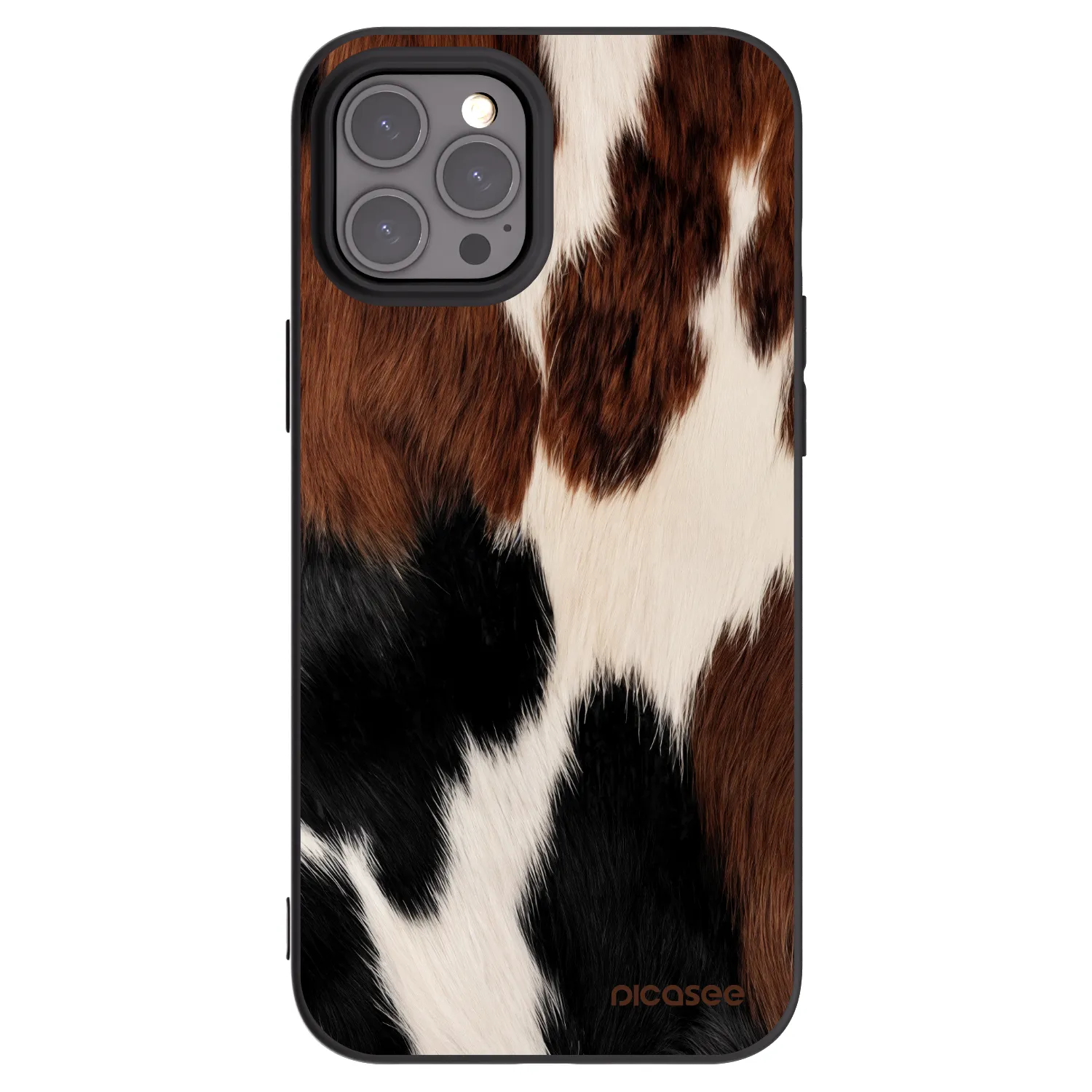 Picasee silikonowe czarne etui na Apple iPhone 12 Pro Max - Rodeo