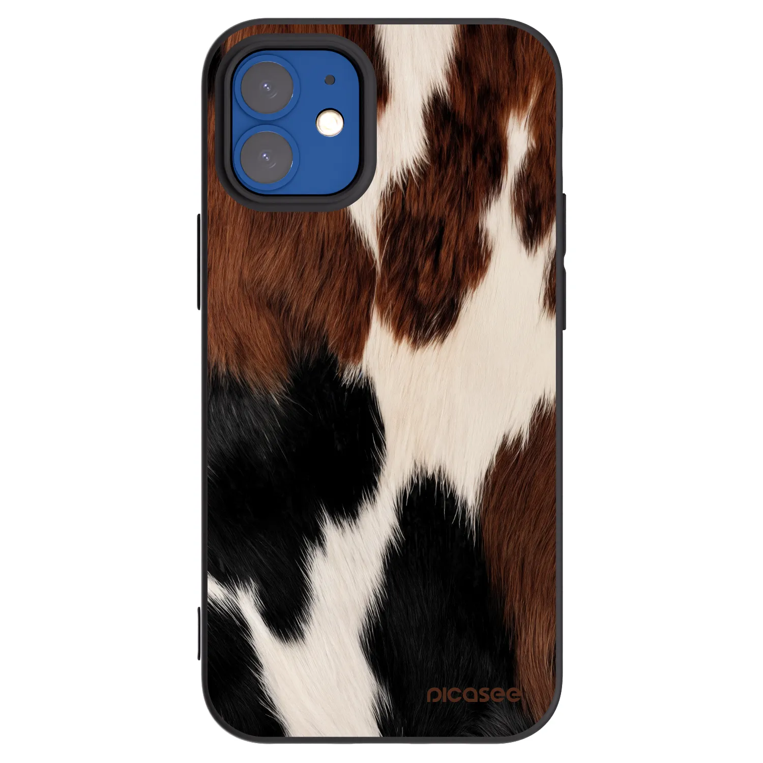 Picasee silikonowe czarne etui na Apple iPhone 12 mini - Rodeo