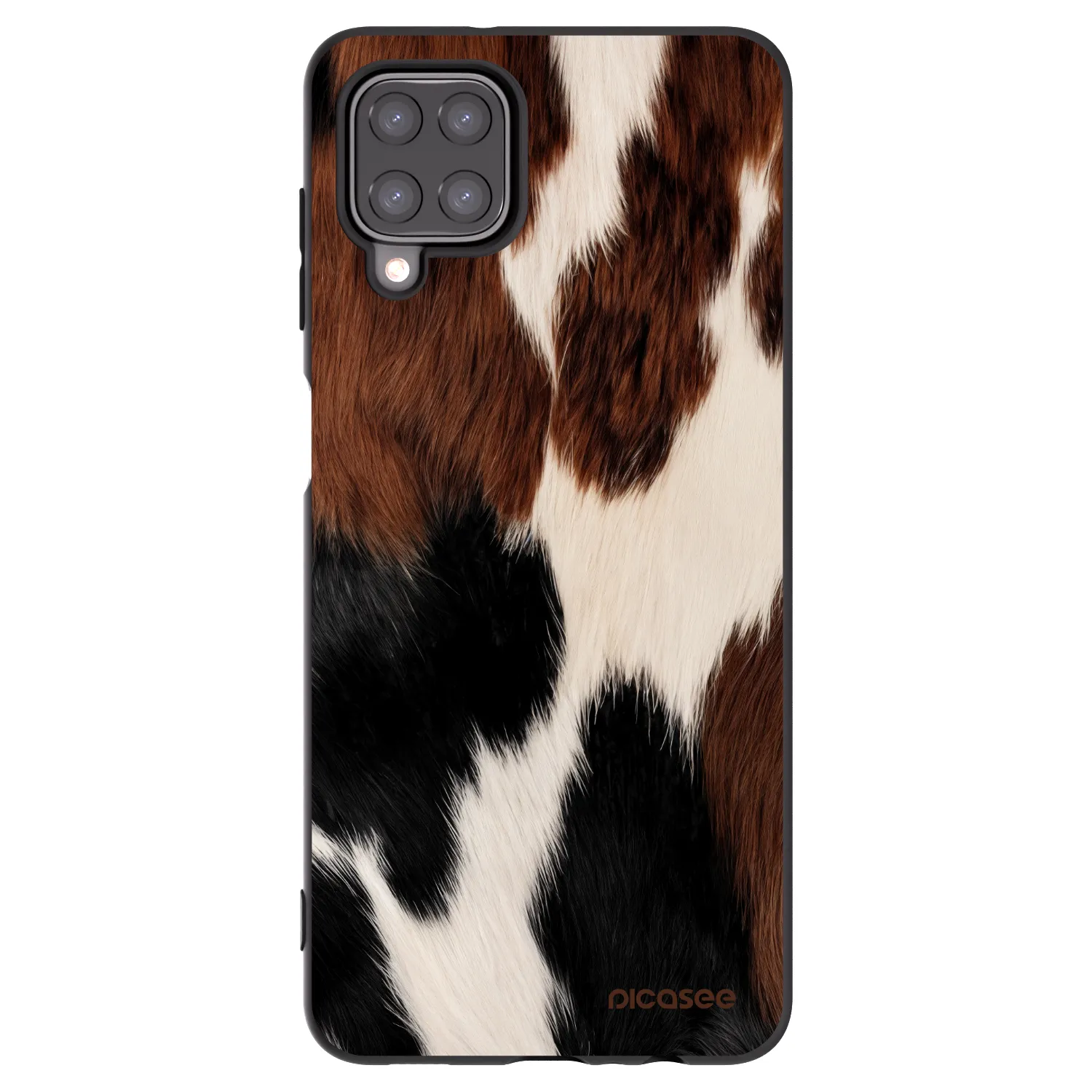 Picasee silikonowe czarne etui na Samsung Galaxy A12 A125F - Rodeo