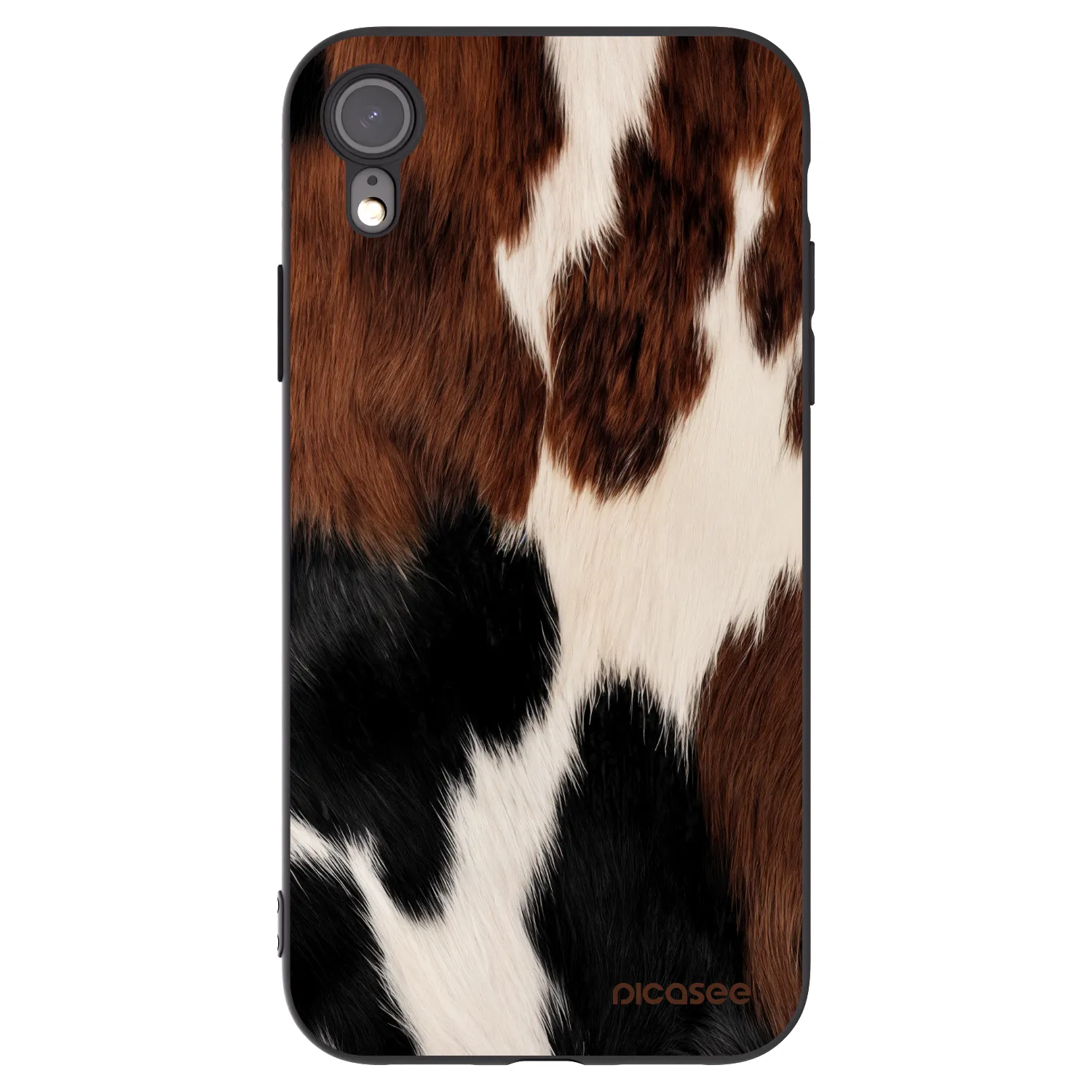 Picasee silikonowe czarne etui na Apple iPhone XR - Rodeo