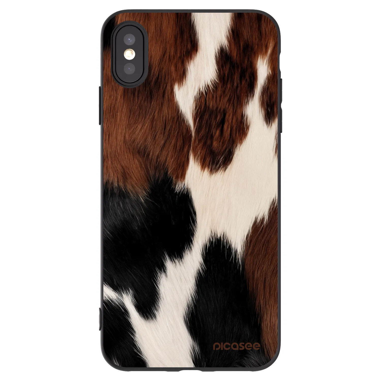 Picasee silikonowe czarne etui na Apple iPhone XS Max - Rodeo