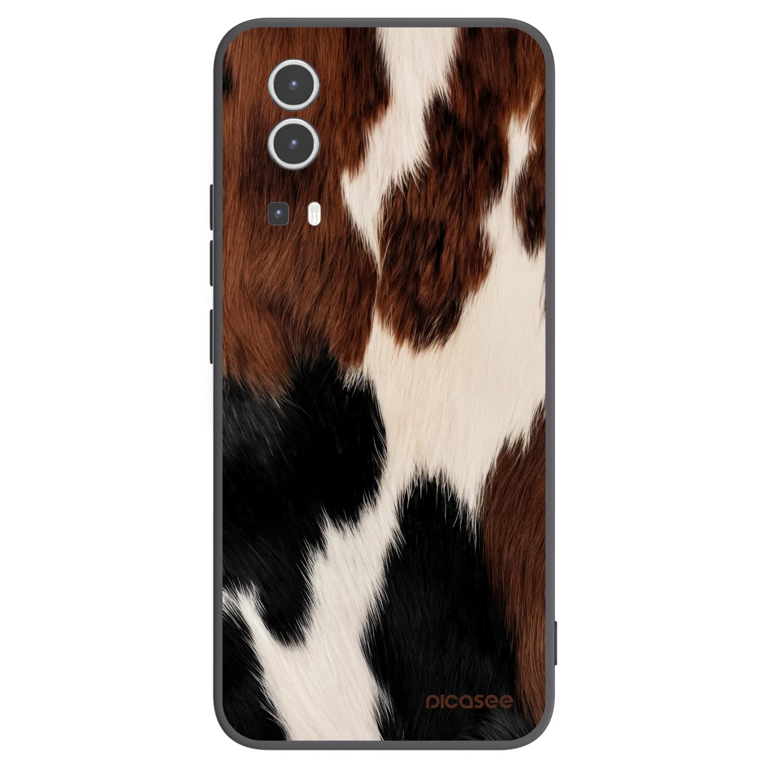 Picasee silikonowe czarne etui na Vivo Y72 5G - Rodeo