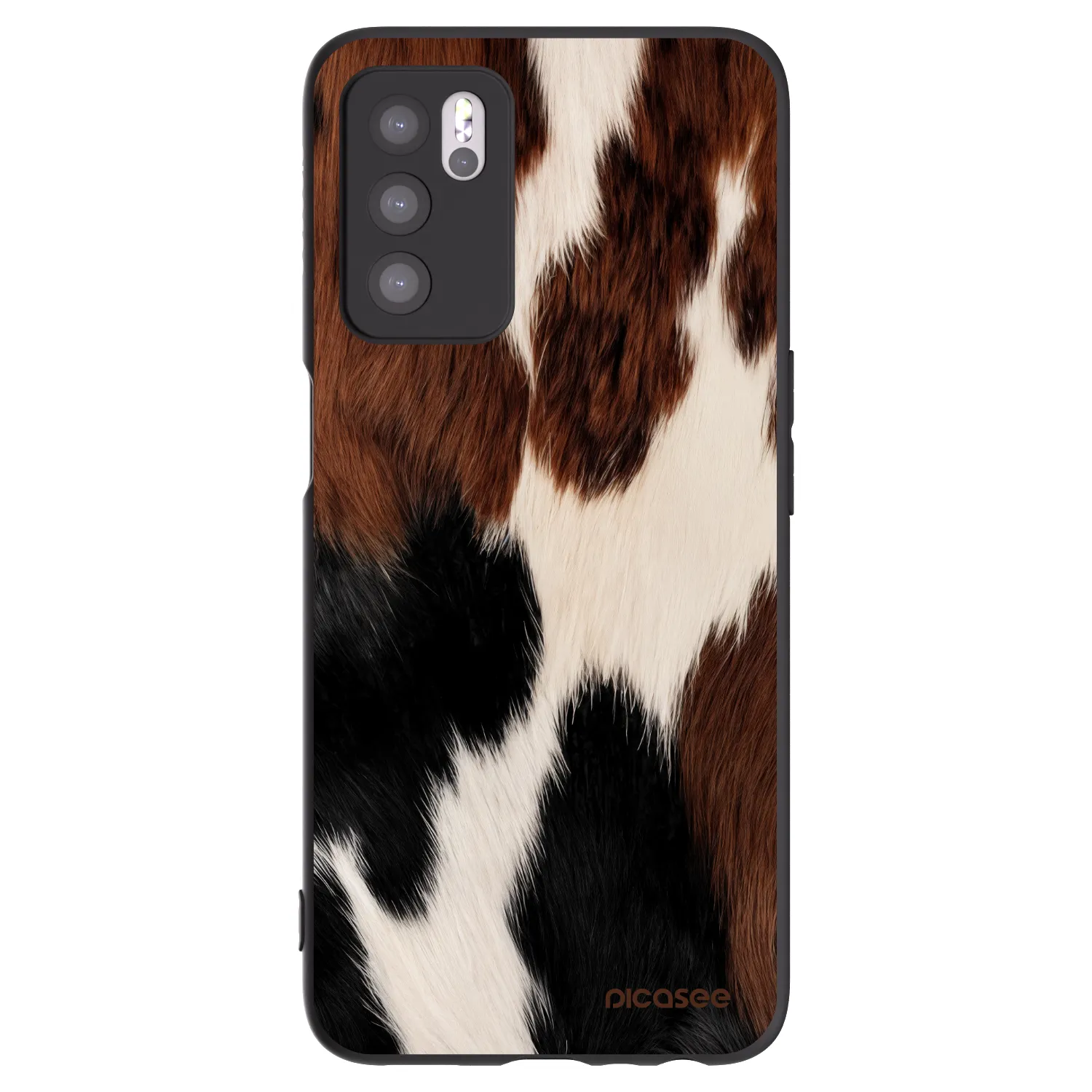 Picasee silikonowe czarne etui na OPPO A16 - Rodeo