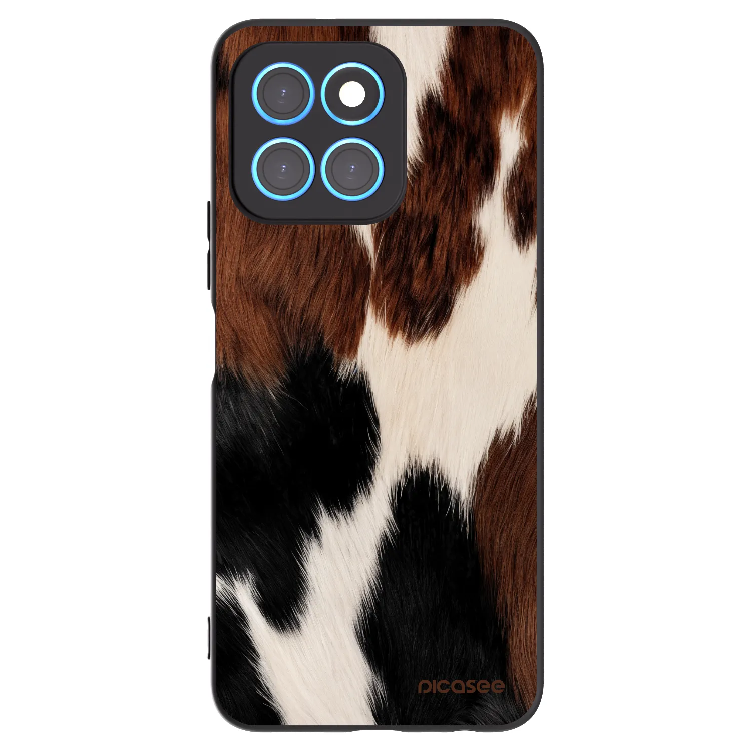 Picasee silikonowe czarne etui na Honor X8 5G - Rodeo