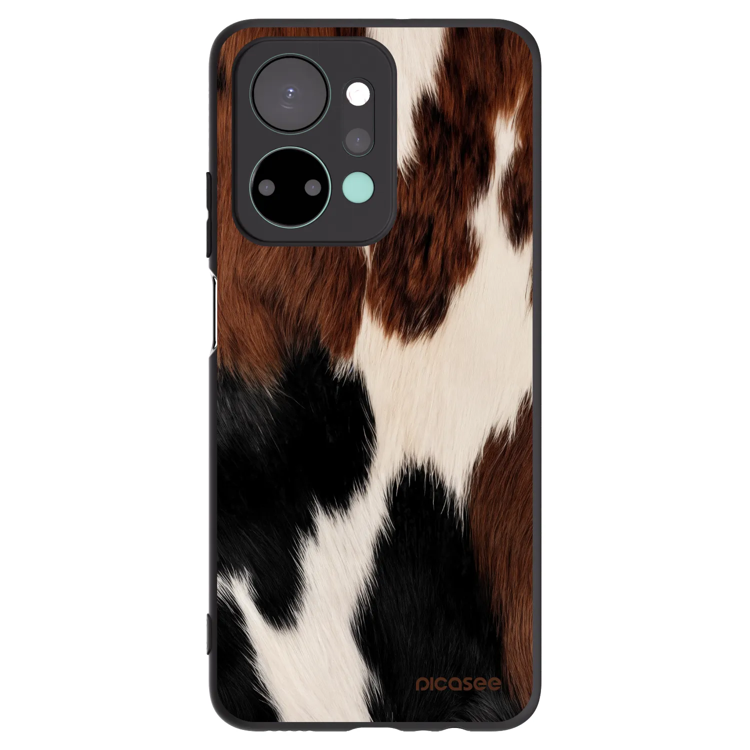 Picasee silikonowe czarne etui na Honor X7a - Rodeo