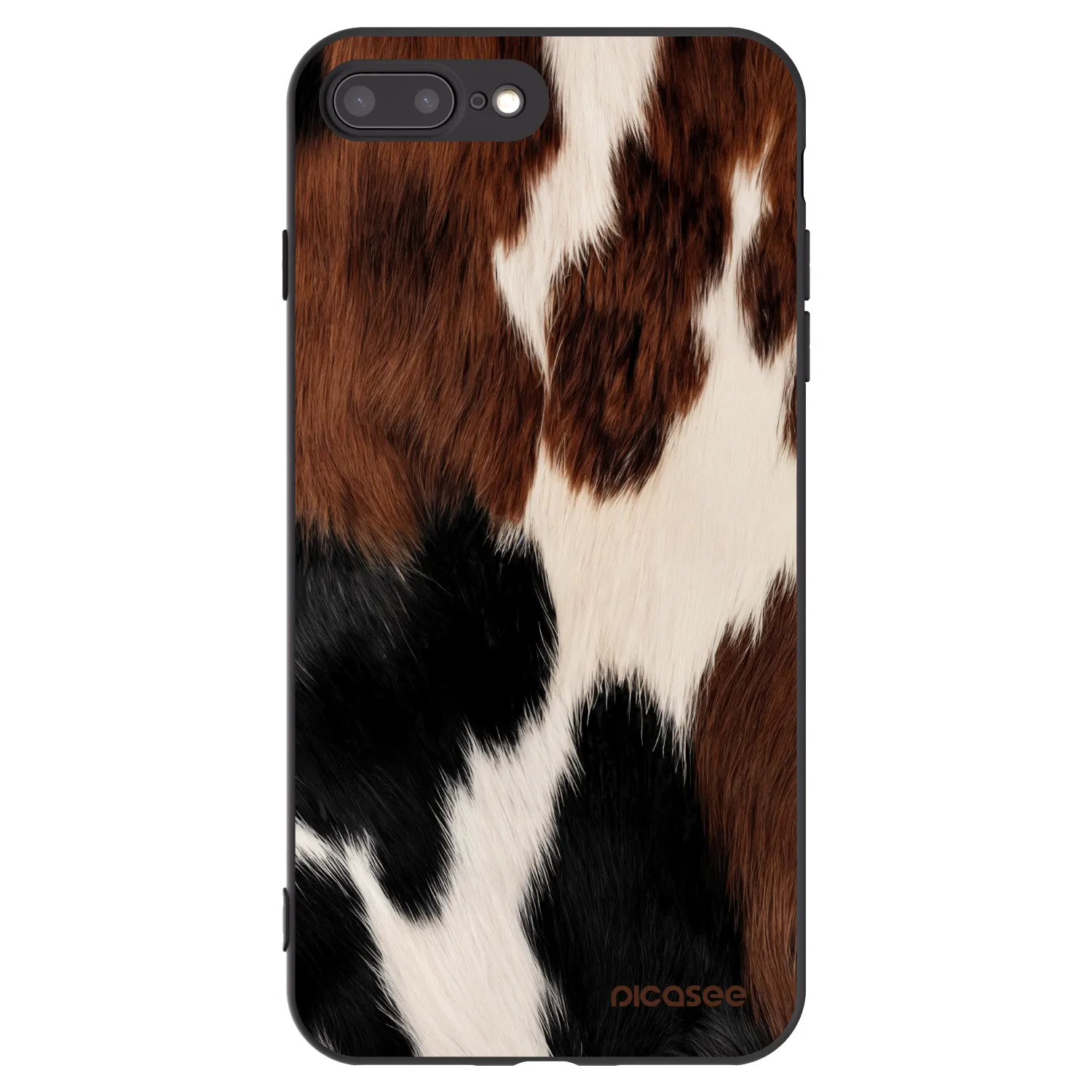 Picasee silikonowe czarne etui na Apple iPhone 7 Plus - Rodeo