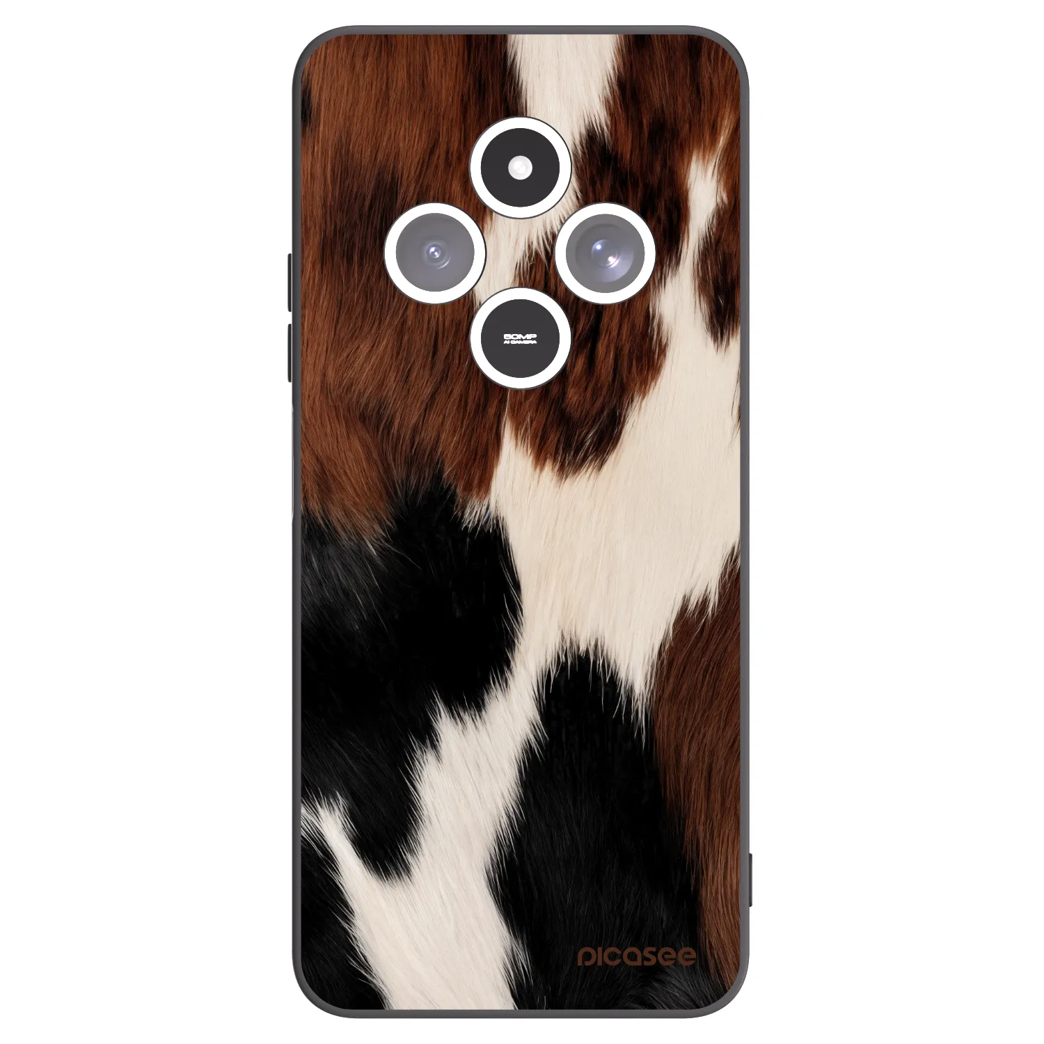 Picasee silikonowe czarne etui na Xiaomi Redmi 14C - Rodeo