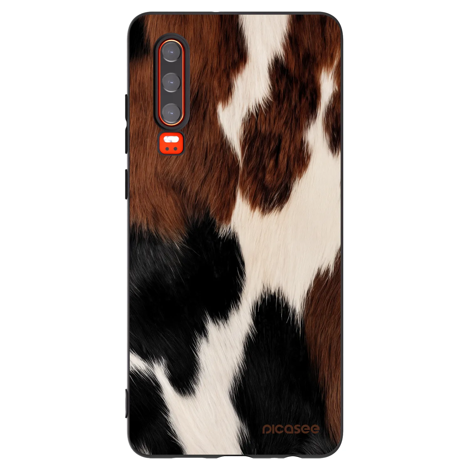 Picasee silikonowe czarne etui na Huawei P30 - Rodeo