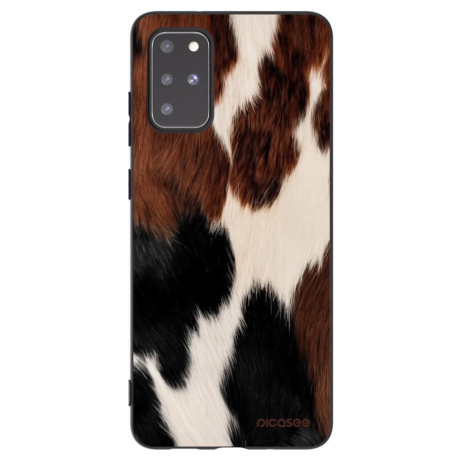 Picasee silikonowe czarne etui na Samsung Galaxy S20+ G985F - Rodeo