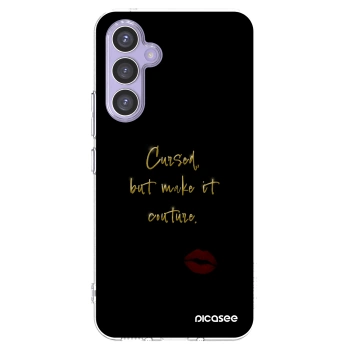 Picasee silikonowe przeźroczyste etui na Samsung Galaxy A54 5G A546B - Cursed