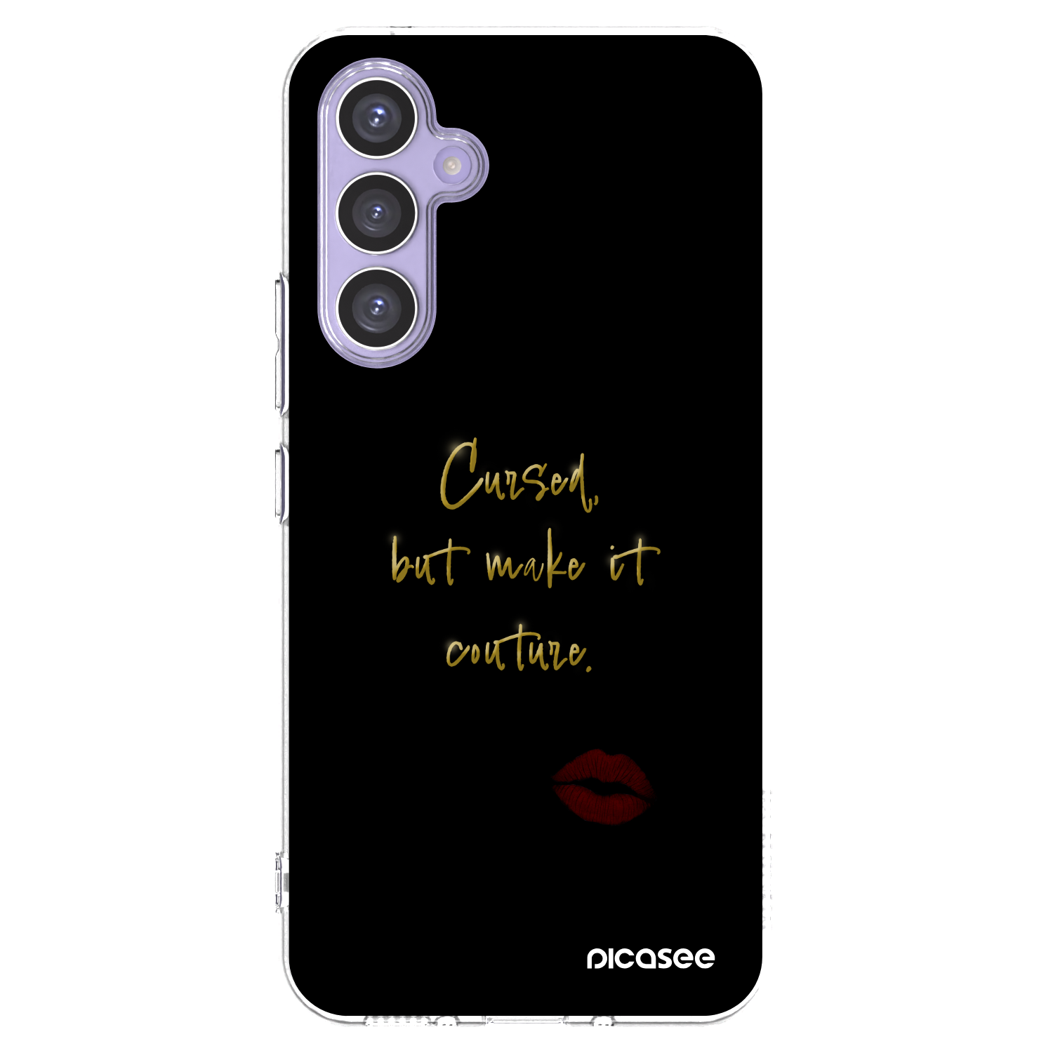 Picasee silikonowe przeźroczyste etui na Samsung Galaxy A54 5G A546B - Cursed