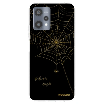 Picasee silikonowe przeźroczyste etui na Realme 9 Pro 5G - Delicate danger
