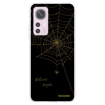 Picasee silikonowe przeźroczyste etui na Xiaomi 12 - Delicate danger