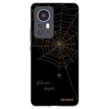 Picasee silikonowe czarne etui na Xiaomi 12T - Delicate danger