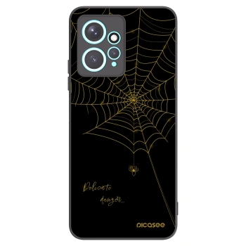 Picasee silikonowe czarne etui na Xiaomi Redmi Note 12 4G - Delicate danger