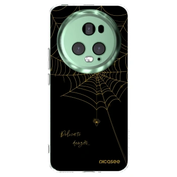 Picasee silikonowe przeźroczyste etui na Honor Magic5 Pro - Delicate danger