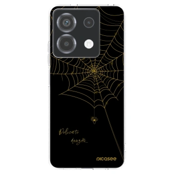 Picasee silikonowe przeźroczyste etui na Xiaomi Poco X6 - Delicate danger