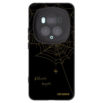 Picasee silikonowe czarne etui na Honor Magic6 Pro - Delicate danger