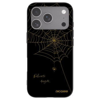 Picasee silikonowe czarne etui na Apple iPhone 18 Pro - Delicate danger