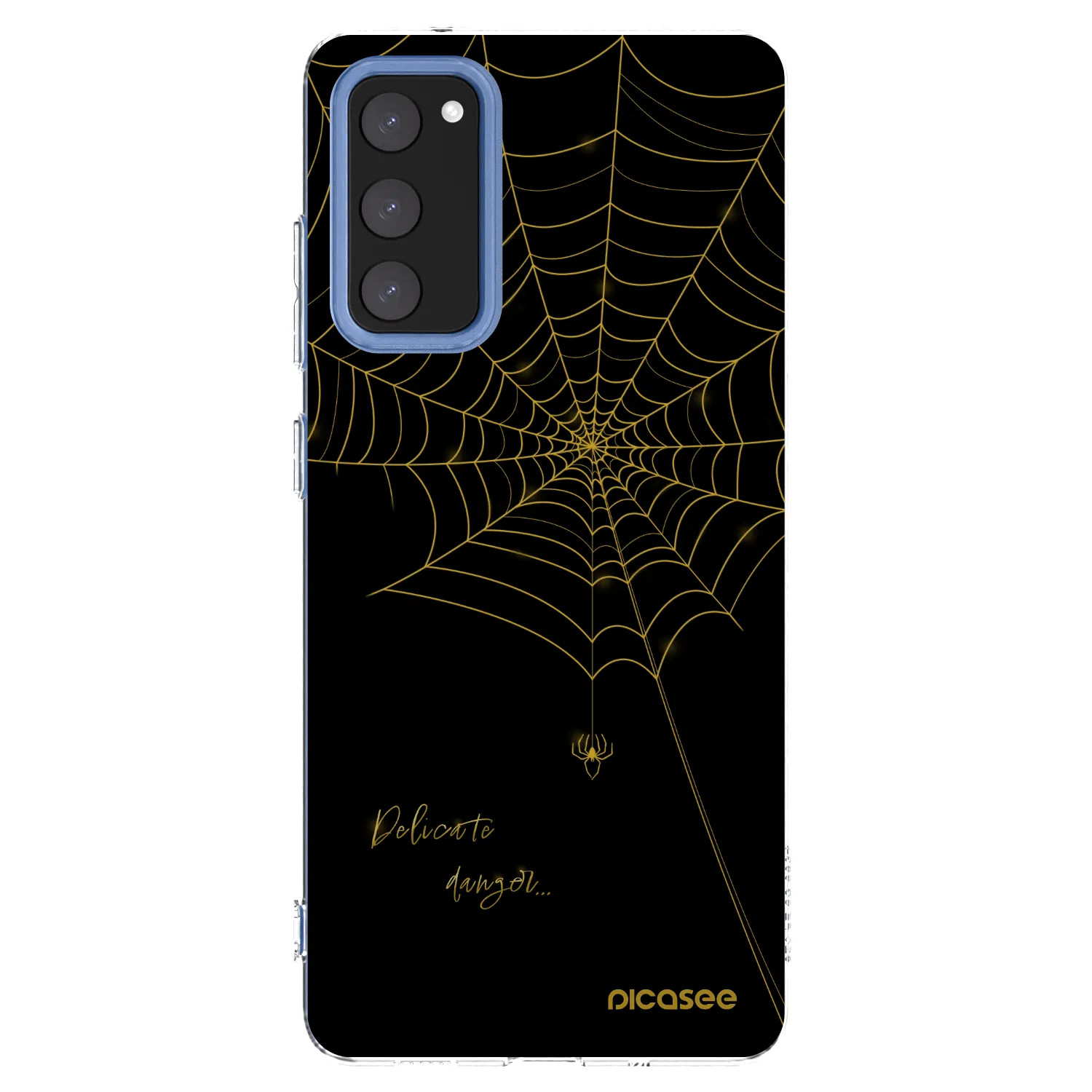 Picasee silikonowe przeźroczyste etui na Samsung Galaxy S20 FE - Delicate danger