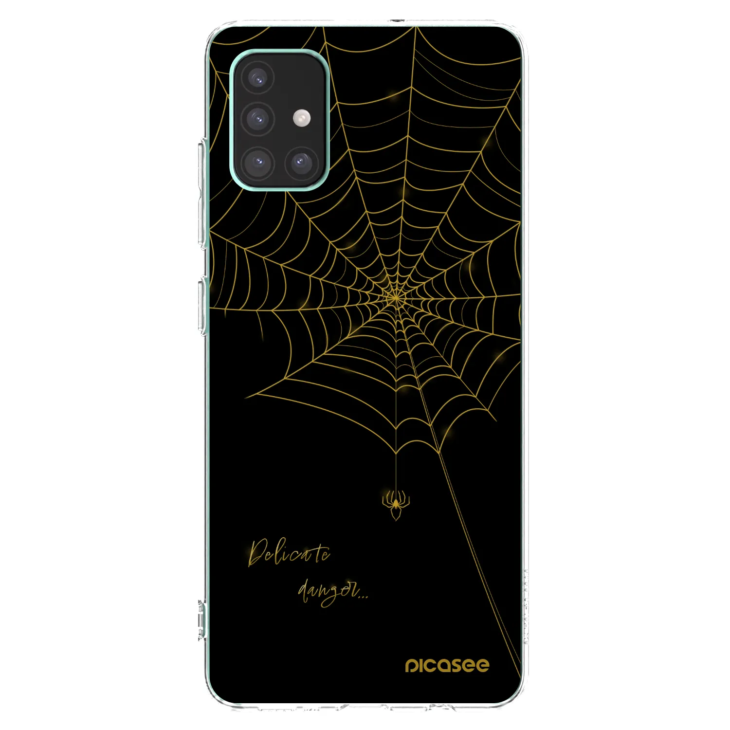 Picasee silikonowe przeźroczyste etui na Samsung Galaxy M51 M515F - Delicate danger