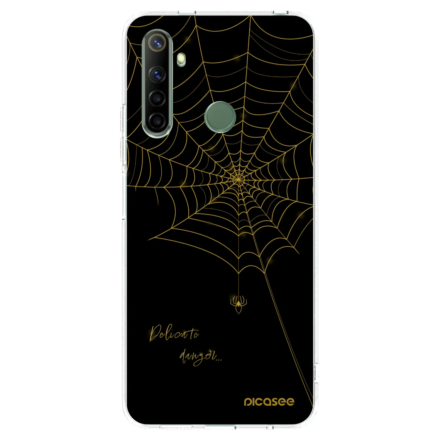 Picasee silikonowe przeźroczyste etui na Realme 6i - Delicate danger