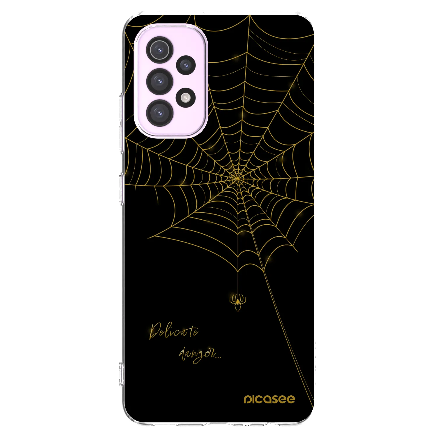 Picasee silikonowe przeźroczyste etui na Samsung Galaxy A32 5G A326B - Delicate danger