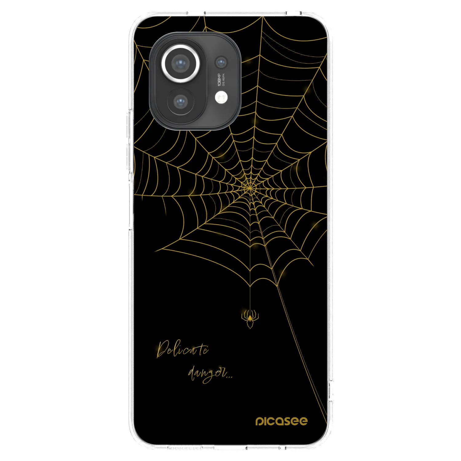 Picasee silikonowe przeźroczyste etui na Xiaomi Mi 11 - Delicate danger