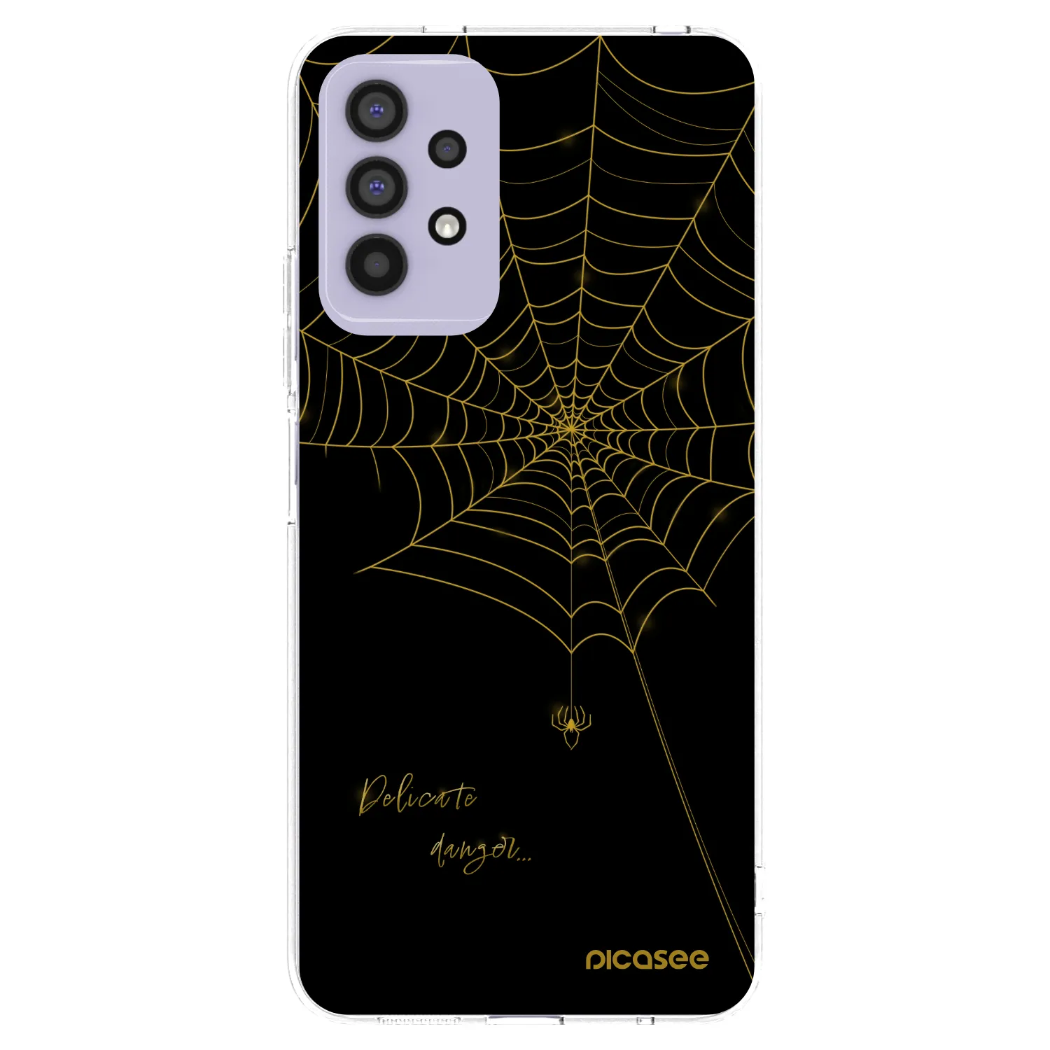 Picasee silikonowe przeźroczyste etui na Samsung Galaxy A32 4G SM-A325F - Delicate danger