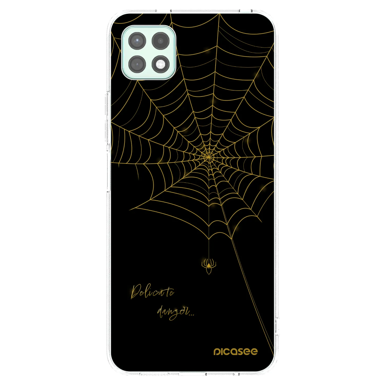 Picasee silikonowe przeźroczyste etui na Samsung Galaxy A22 A226B 5G - Delicate danger