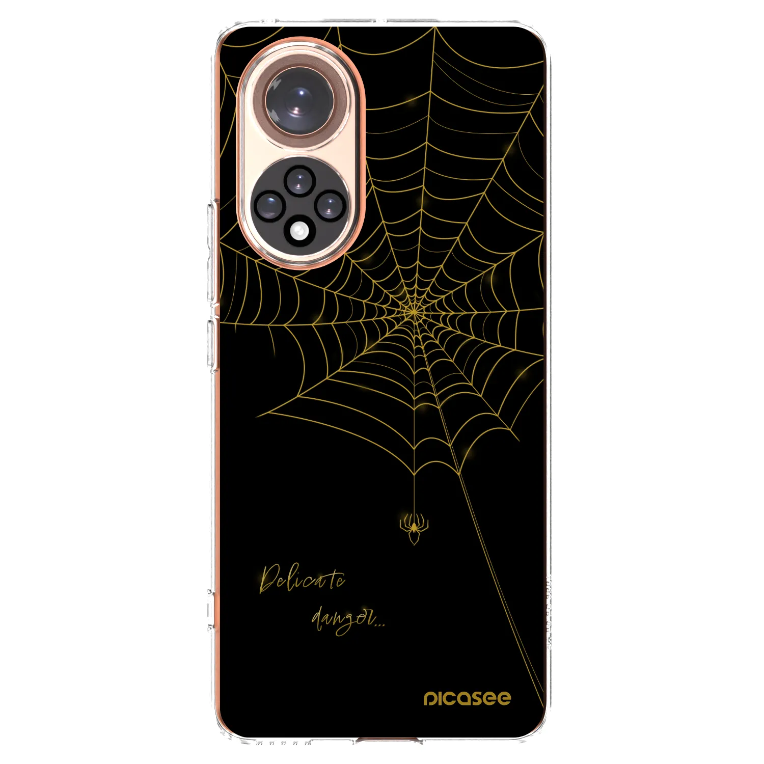 Picasee silikonowe przeźroczyste etui na Honor 50 5G - Delicate danger
