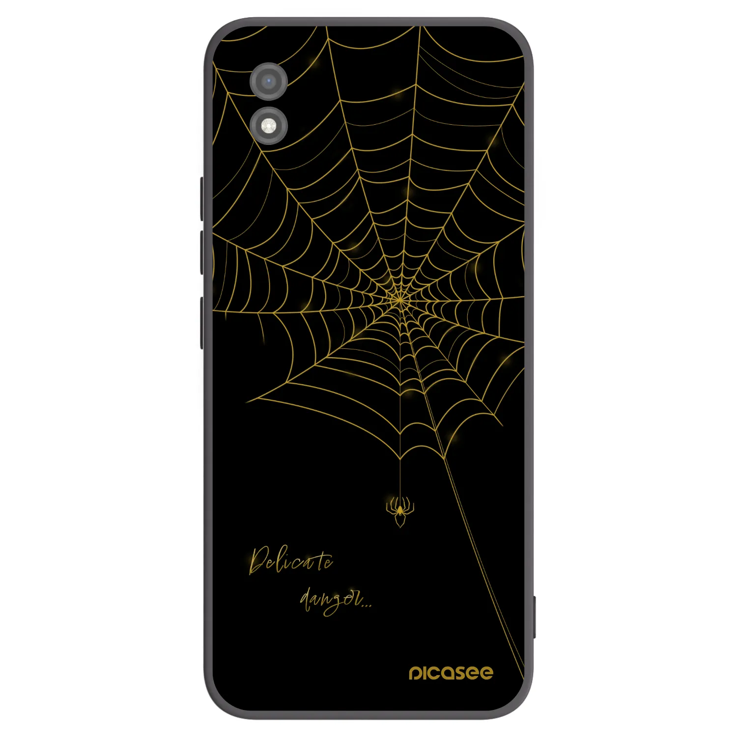 Picasee silikonowe czarne etui na Realme C11 (2021) - Delicate danger