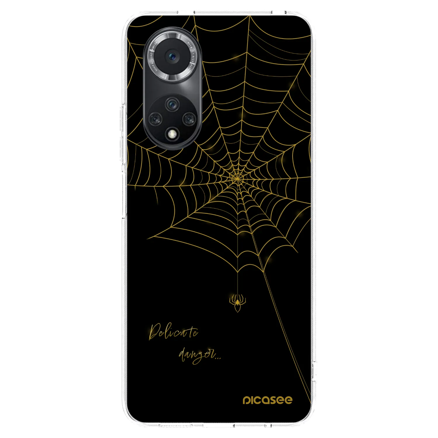 Picasee silikonowe przeźroczyste etui na Huawei Nova 9 SE - Delicate danger