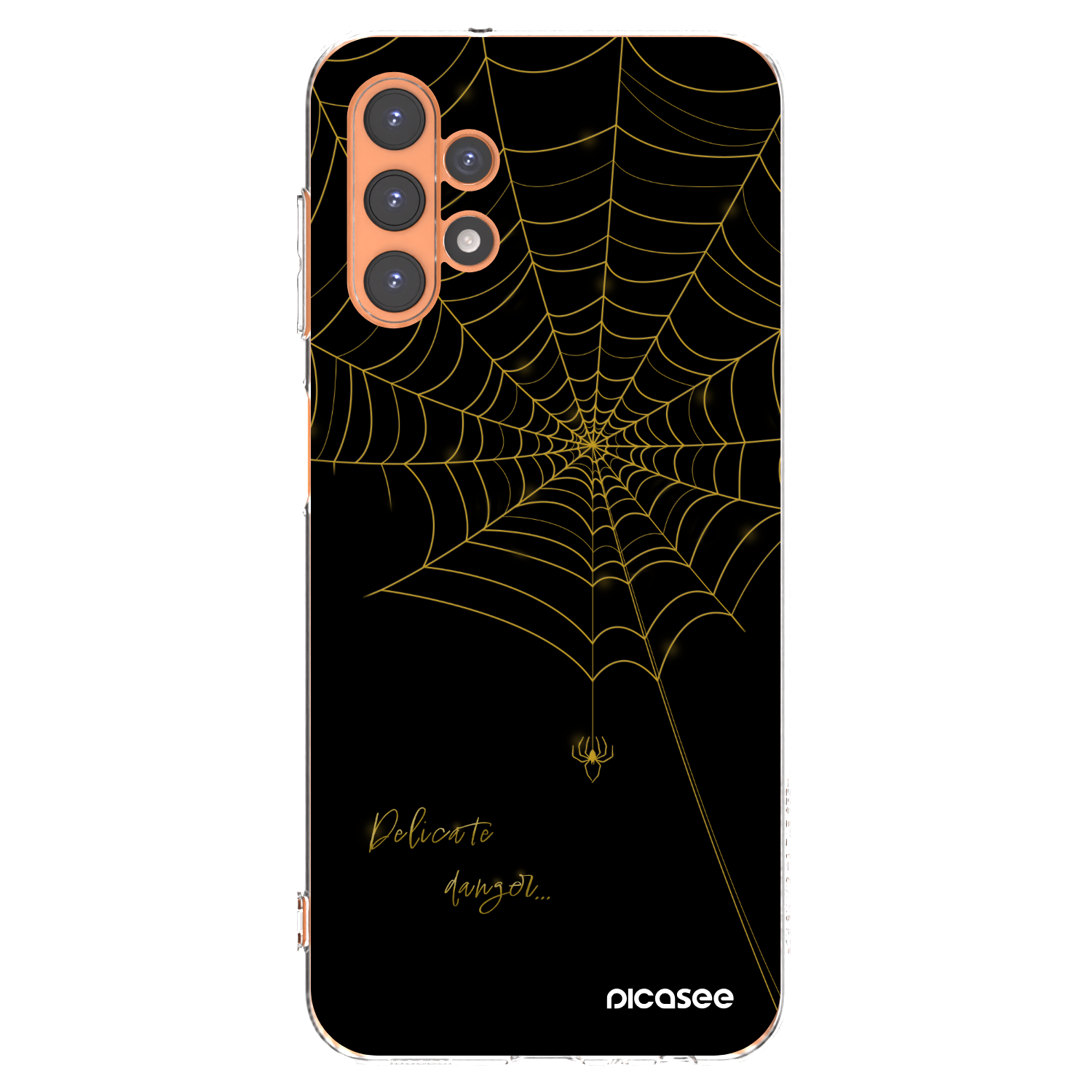 Picasee silikonowe przeźroczyste etui na Samsung Galaxy A13 4G A135 - Delicate danger