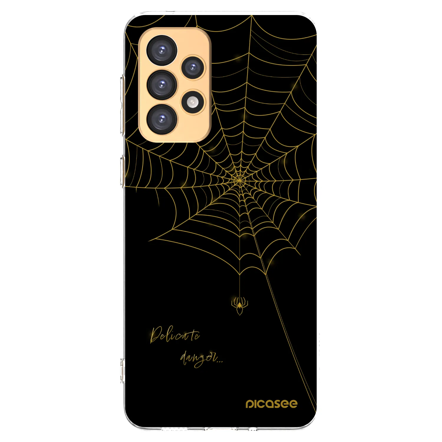 Picasee silikonowe przeźroczyste etui na Samsung Galaxy A33 5G A336 - Delicate danger