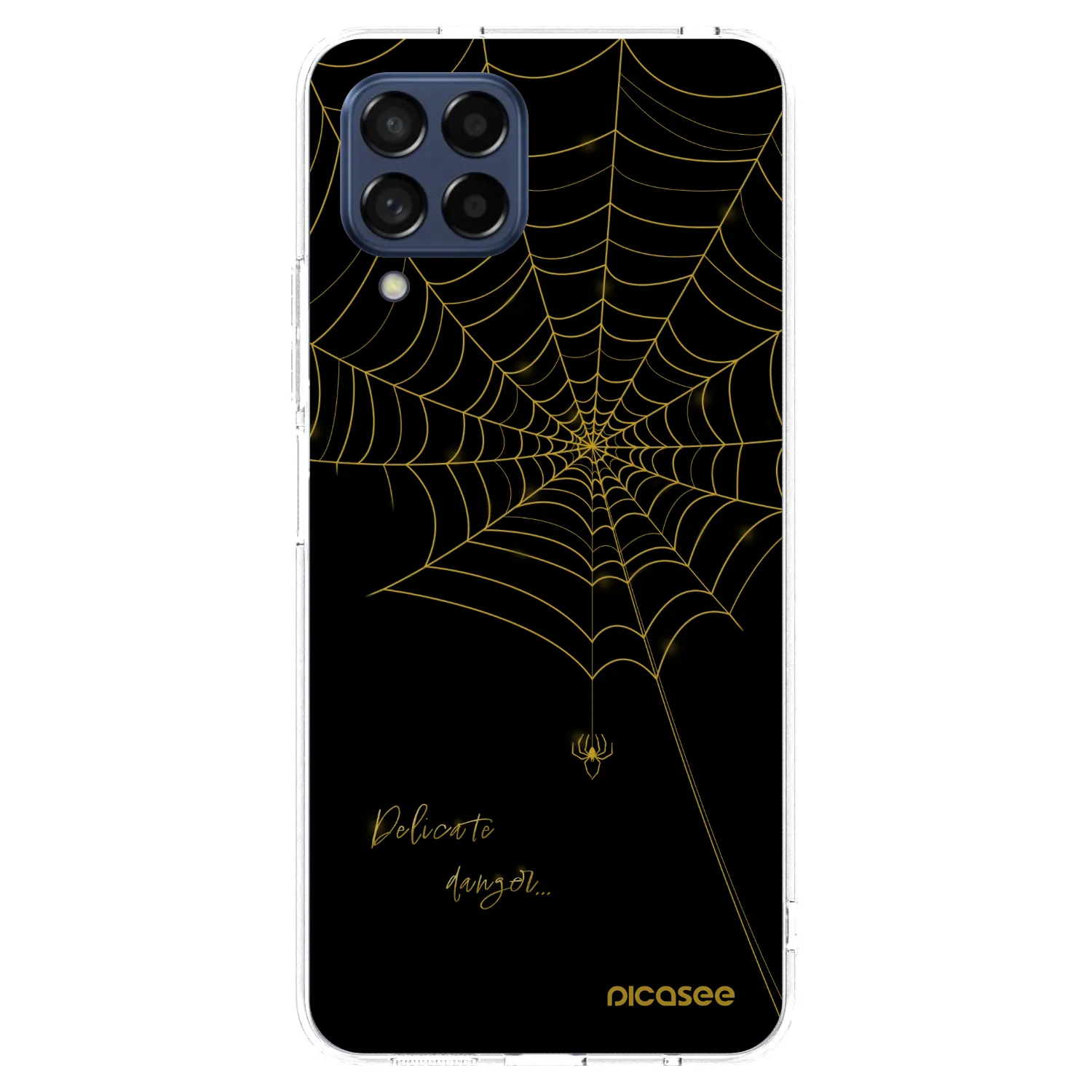 Picasee silikonowe przeźroczyste etui na Samsung Galaxy M53 5G - Delicate danger