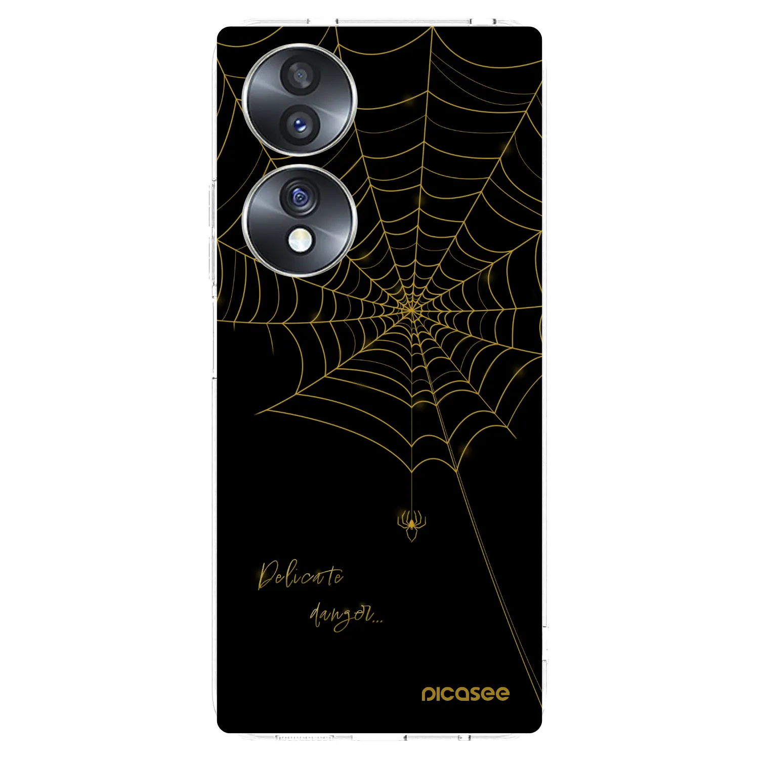 Picasee silikonowe przeźroczyste etui na Honor 70 - Delicate danger